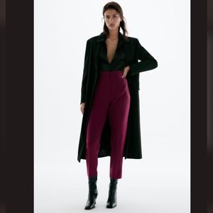 NWT! Zara high waisted crop pants